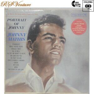 Vintage Johnny Mathis "PORTRAIT OF JOHNNY" Vinyl LP Record Album